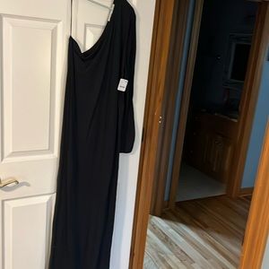 Free People one sleeve dress L. NWT